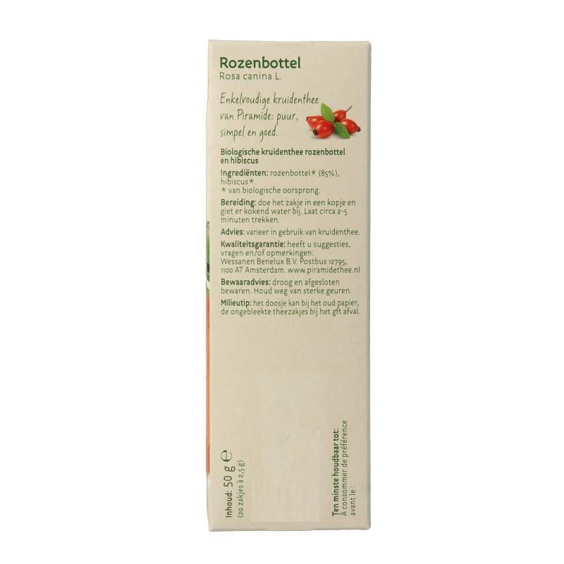 Piramide Rozenbottel thee eko bio 20 Zakjes
