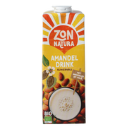 Zonnatura Amandel drink ongezoet bio 1.00 Liter