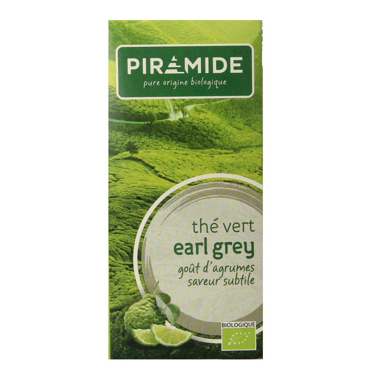 Piramide Groene thee & earl grey eko bio 20.00 Zakjes