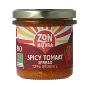Zonnatura Groentespread spicy tomato bio 135.00 Gram