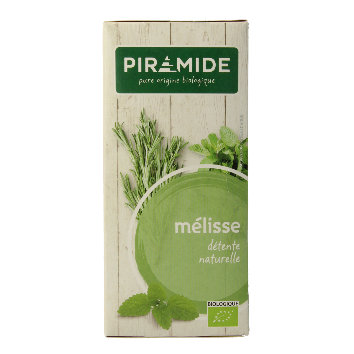 Piramide Citroenmelisse thee eko bio 20.00 Zakjes