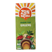 Zonnatura Green tea ginseng bio 20.00 Zakjes