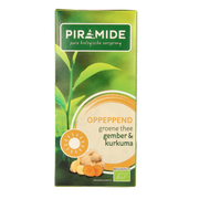 Piramide Oppeppend groene thee gember & curcuma bio 20 Zakjes