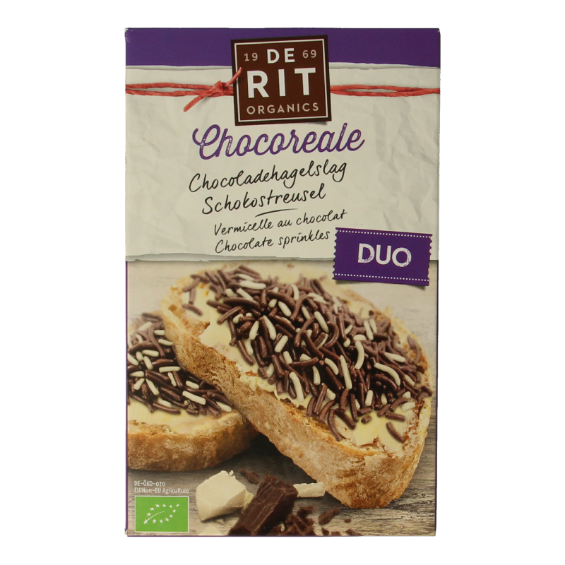 De Rit Chocoreale hagelslag mix bio 225 Gram