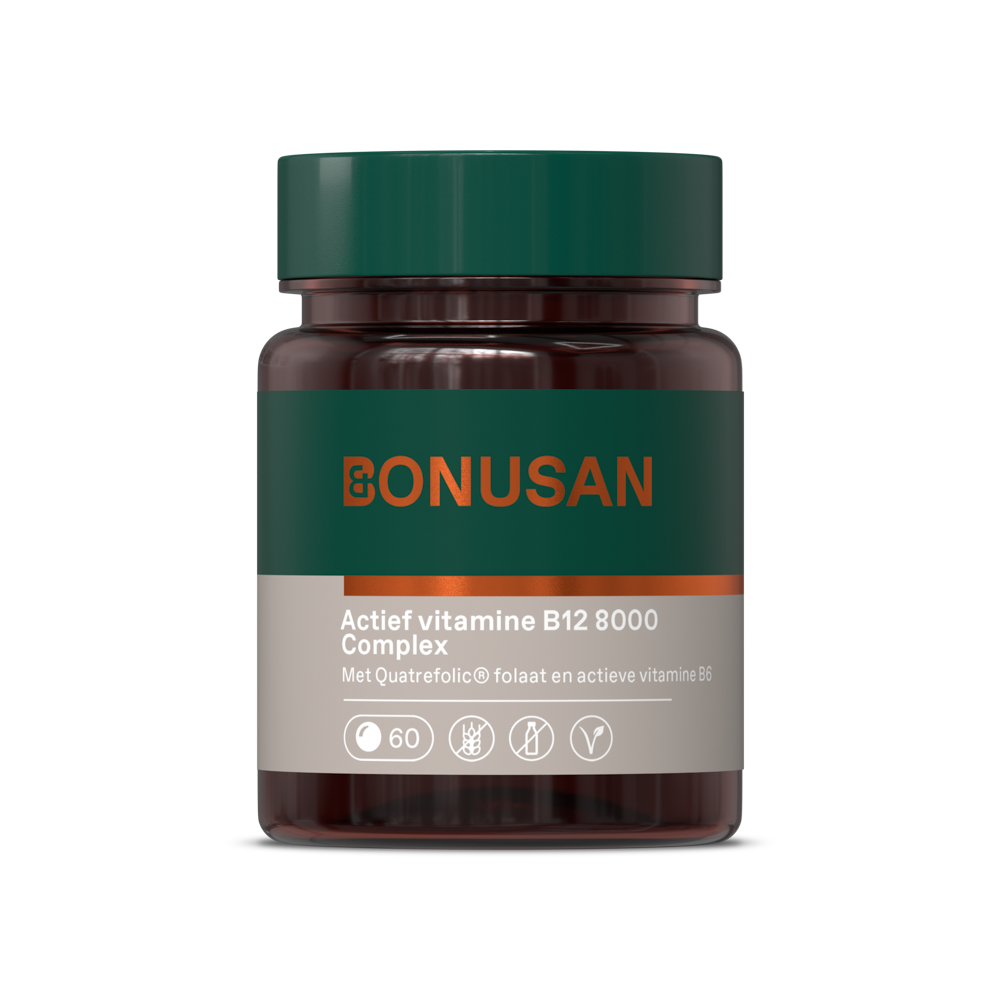Bonusan Vitamine B12 8000mcg actief 60.00 Zuigtabletten