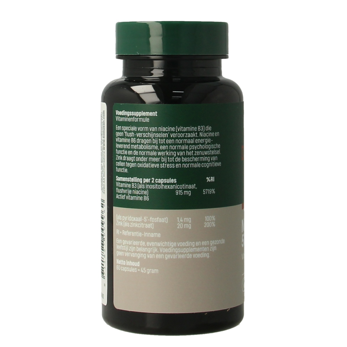 Bonusan Niacine flush-free 500 Complex 60.00 Capsules