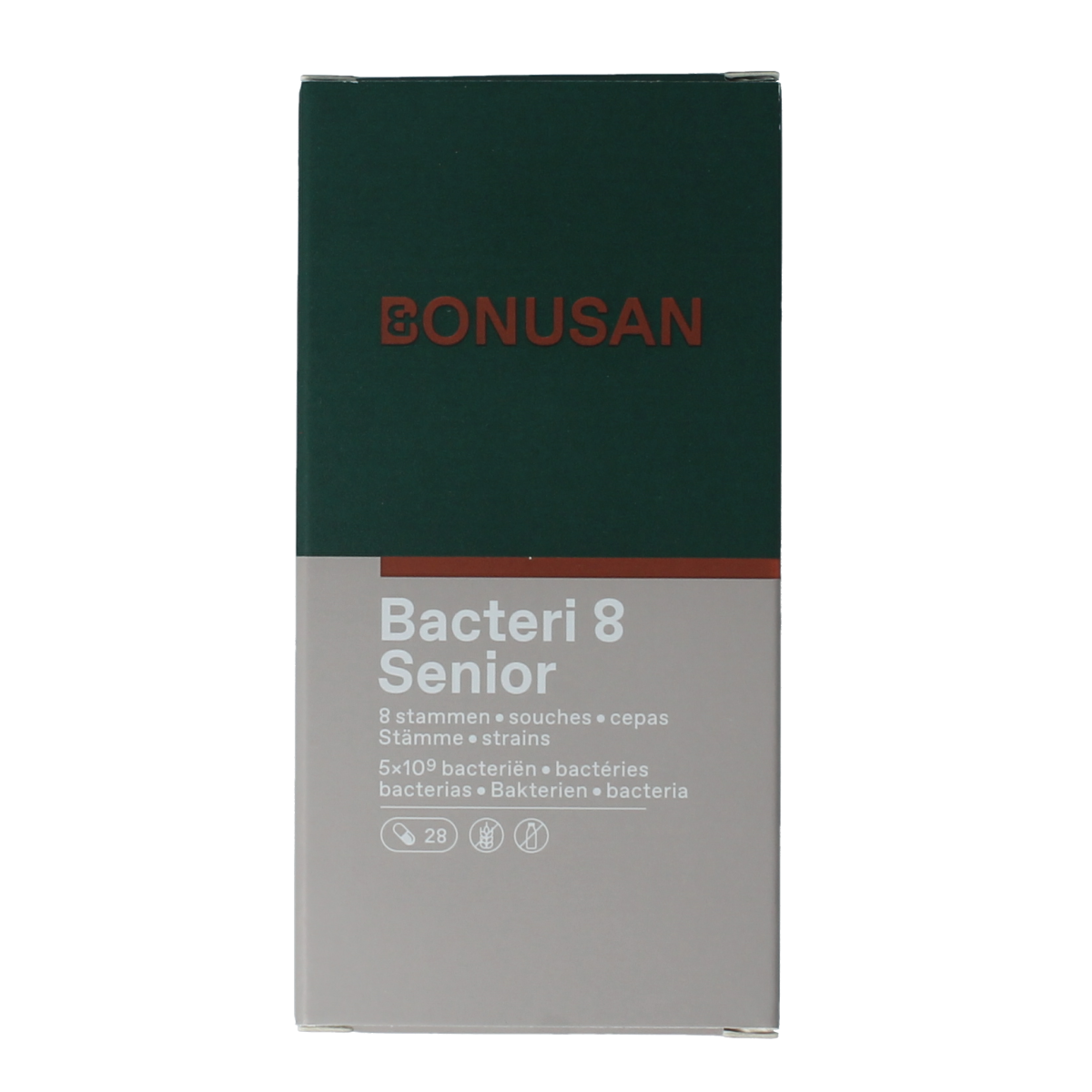 Bonusan Bacteri 8 senior 28.00 Capsules