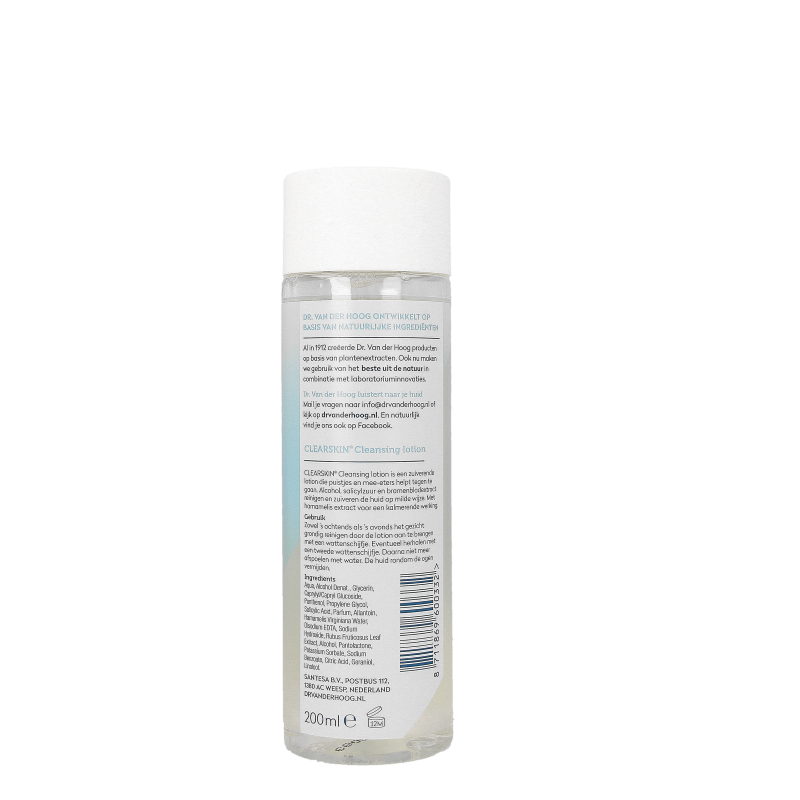 Dr. van der Hoog Clearskin cleansing lotion  200 Milliliter