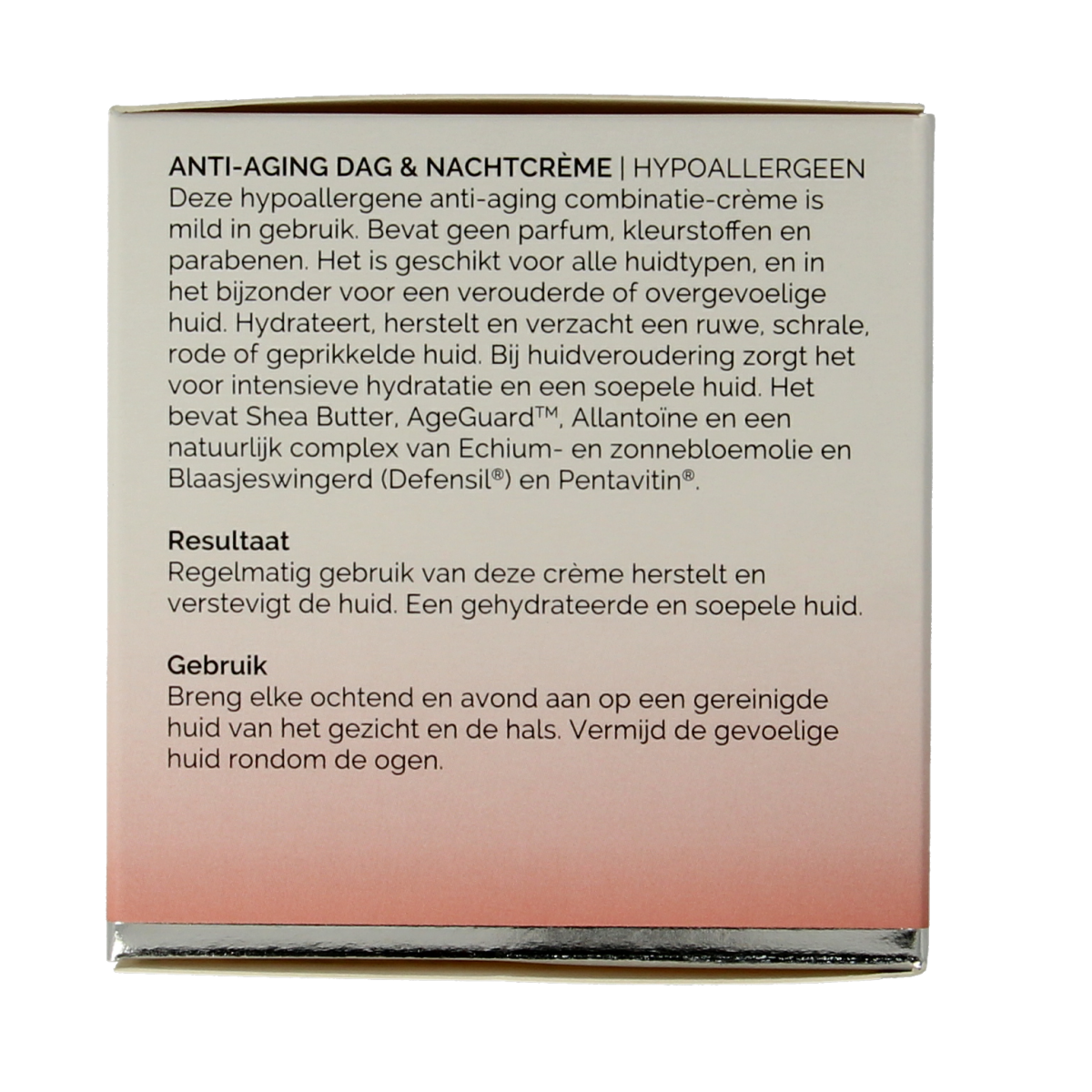 Dr. van der Hoog Anti-aging hypoallergeen dag en nachtcreme  50.00 Milliliter