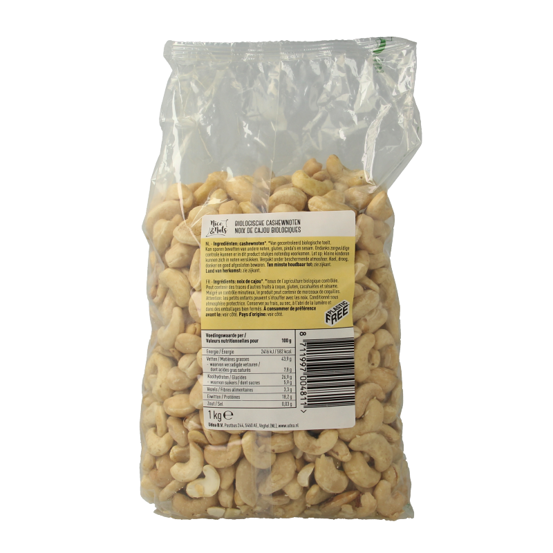 Nice & Nuts Cashewnoten bio 1 Kilogram