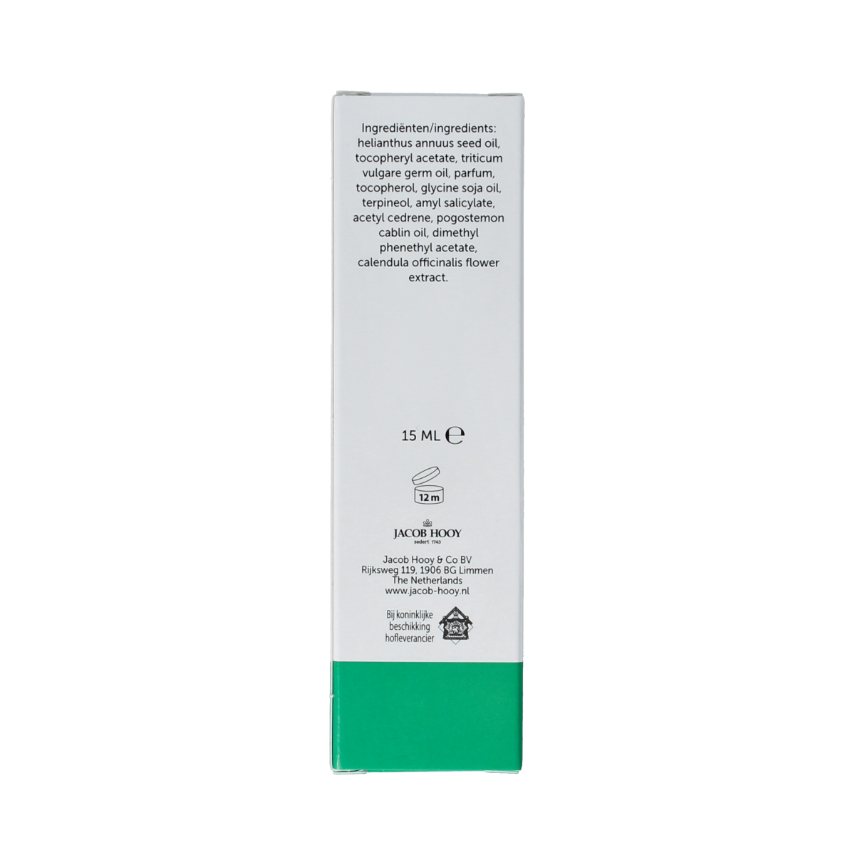 Jacob Hooy Vitamine E olie 15% concentraat 15.00 Milliliter