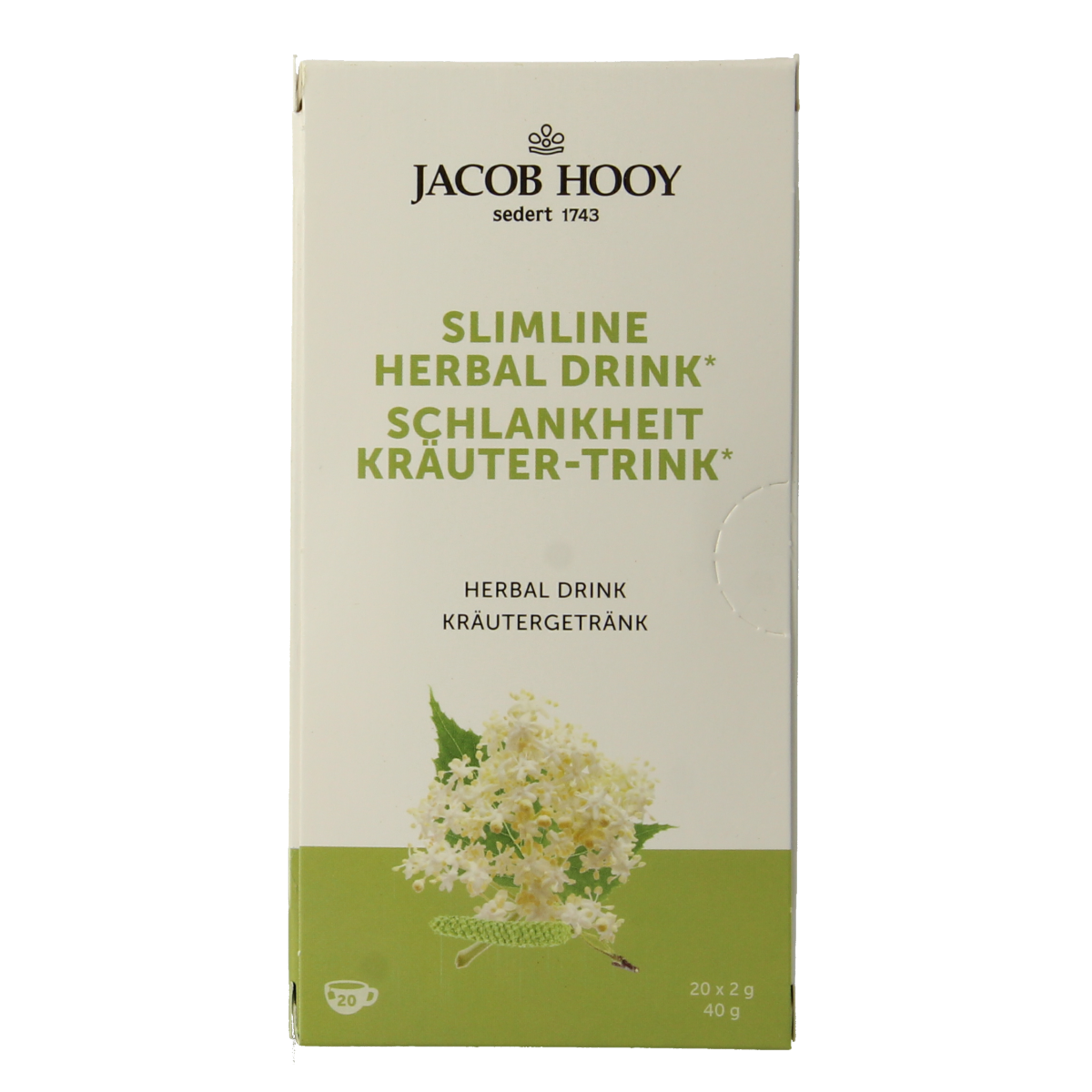 Jacob Hooy Slankisin/slankheidskruiden thee 20.00 Zakjes