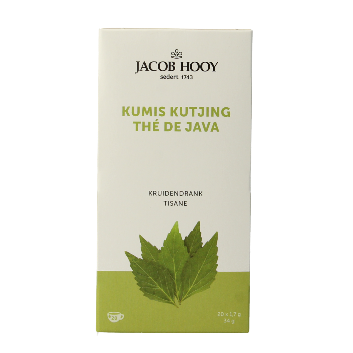 Jacob Hooy Kumis kutjing theezakjes 20.00 Zakjes