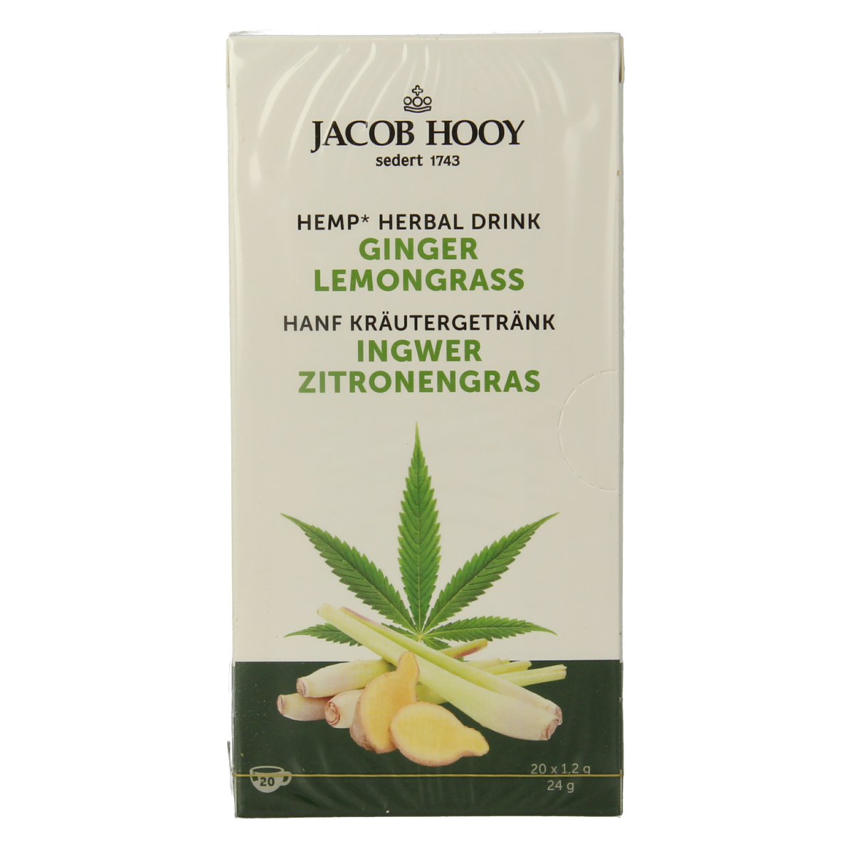 Jacob Hooy Hennep gember citroengras 12.00 Stuks