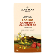 Jacob Hooy Rooibosthee cranberry  40 Zakjes