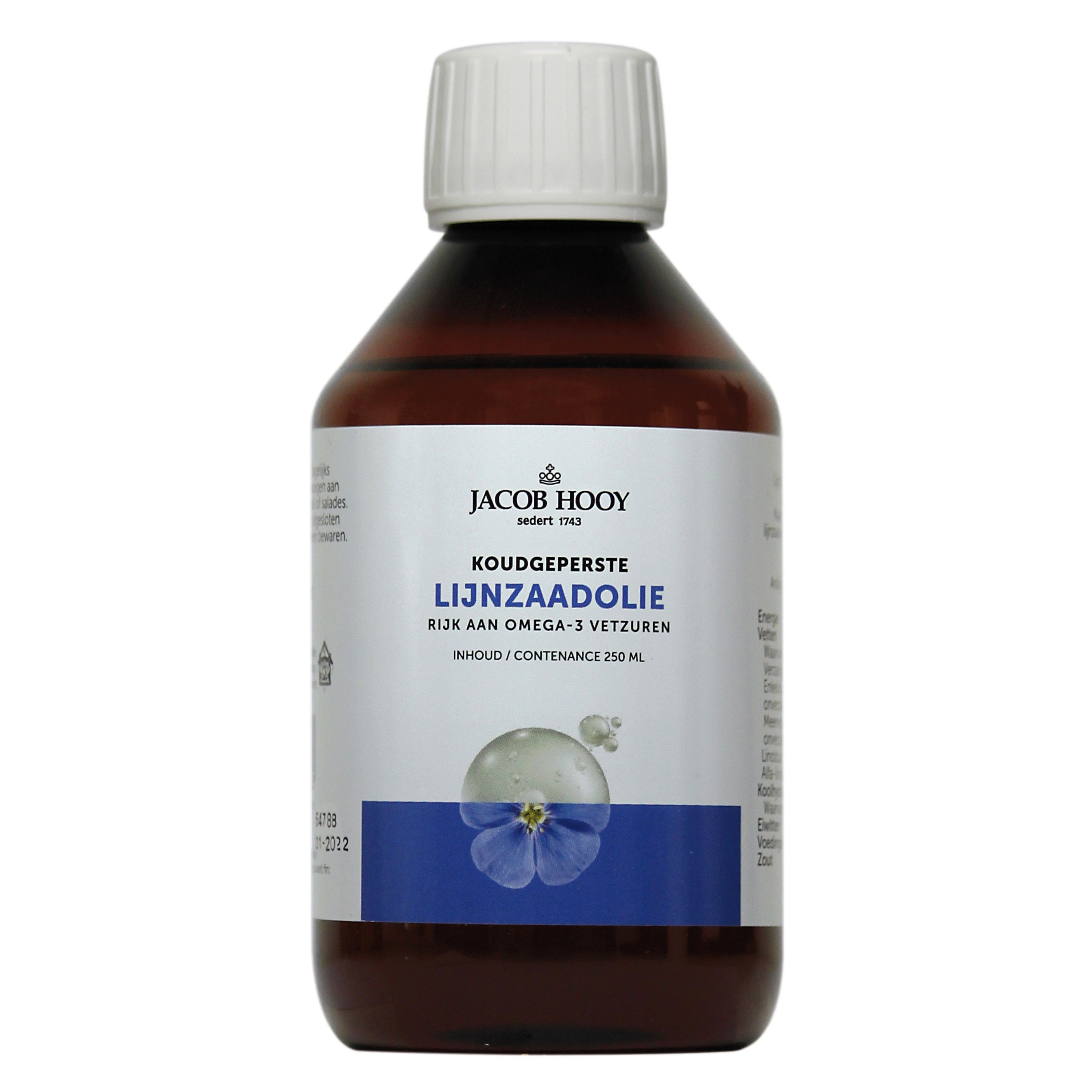Jacob Hooy Lijnzaad olie 250 Milliliter