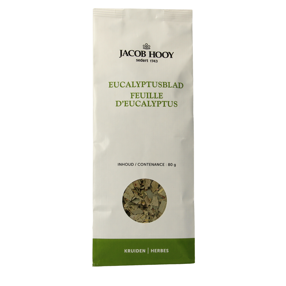 Jacob Hooy Eucalyptusblad 80.00 Gram