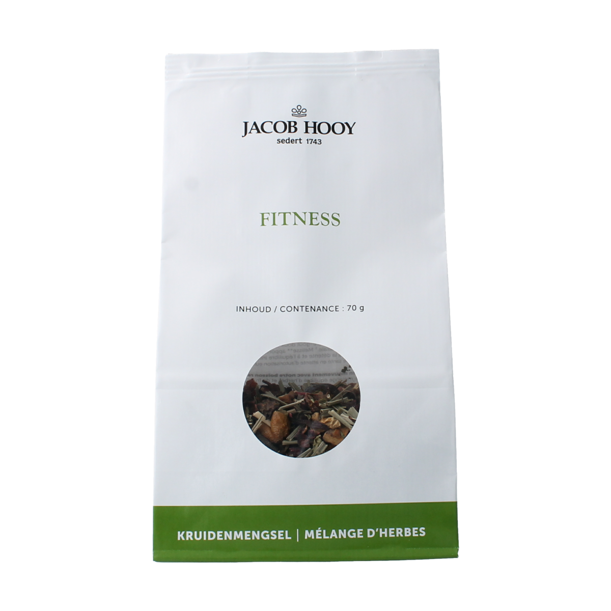Jacob Hooy Fitness thee 70.00 Gram