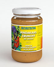Horizon Pindakaas crunchy met zeezout eko bio 350 Gram