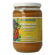 Horizon Pindakaas crunchy met zeezout eko bio 650.00 Gram