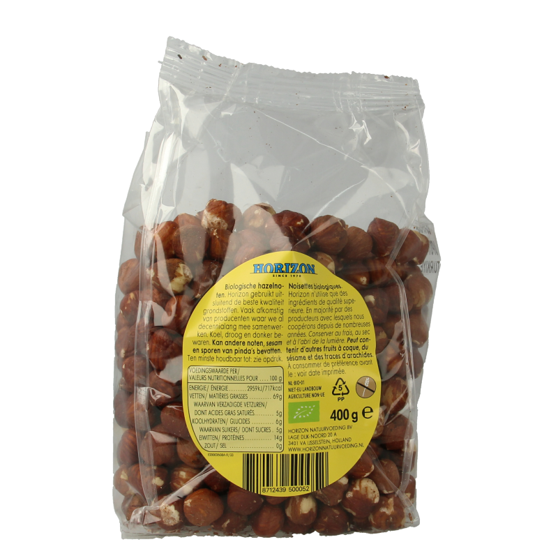 Horizon Hazelnoten bio 400 Gram