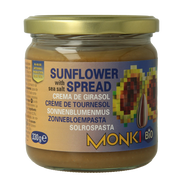 Monki Zonnebloempasta bio 330.00 Gram
