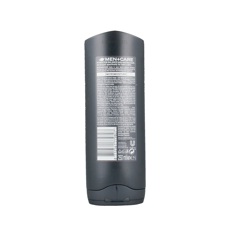 Dove Shower men + care hydration balance 250 Milliliter