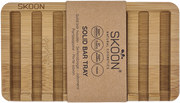 Skoon Solid bar tray - 2 bar - all bamboo 1.00 Set