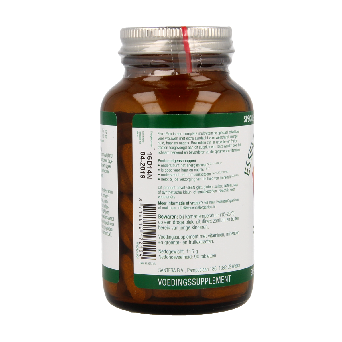Essential Organics Fem plex 90.00 Tabletten