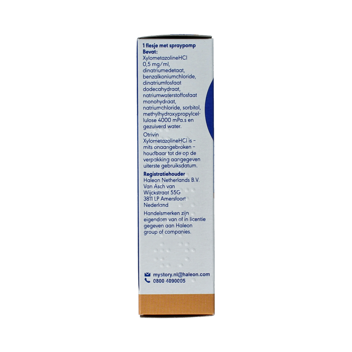 Otrivin Spray 0.5mg verzachtend kind 2 - 12 jaar 10.00 Milliliter