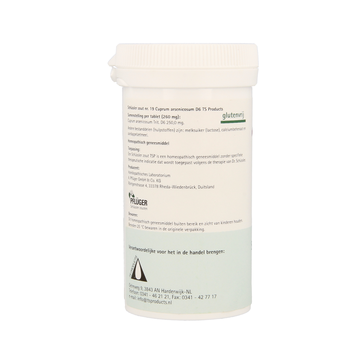Pflüger Cuprum arsenicosum 19 D6 Schussler 400.00 Tabletten