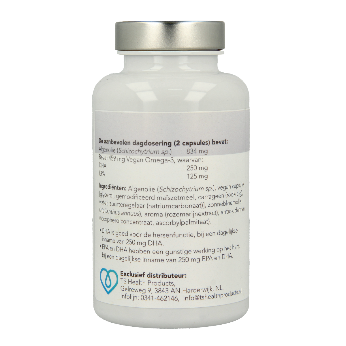 Epigenar Vegan omega-3 algenolie 60.00 Vegetarische capsules