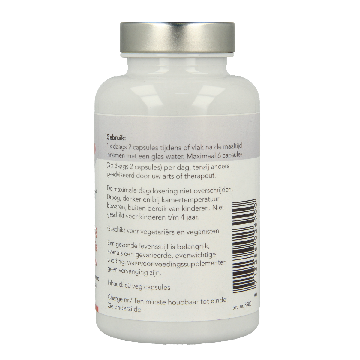 Epigenar Vegan omega-3 algenolie 60.00 Vegetarische capsules
