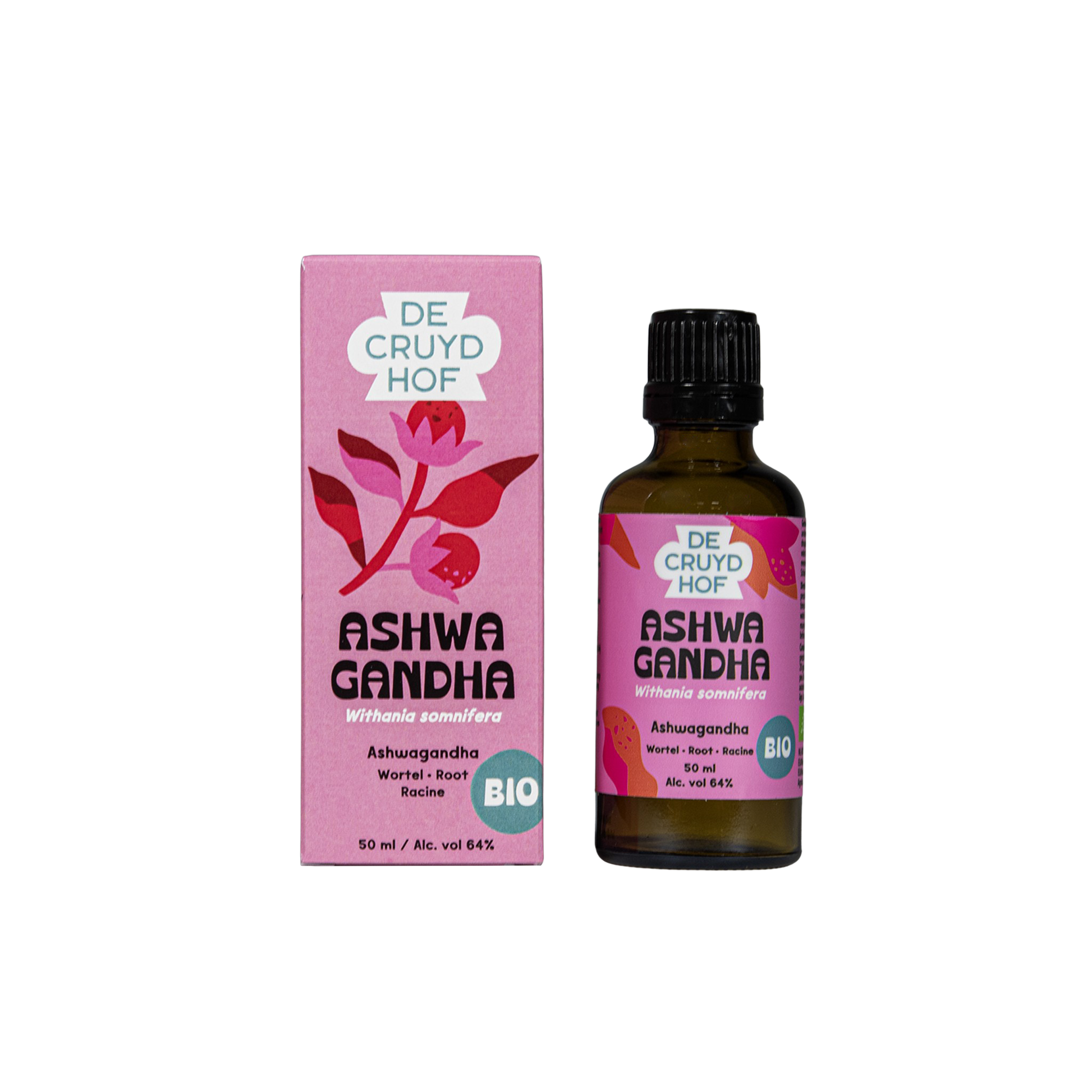 Cruydhof Withania somnifera rad/ashwagandha bio 50.00 Milliliter