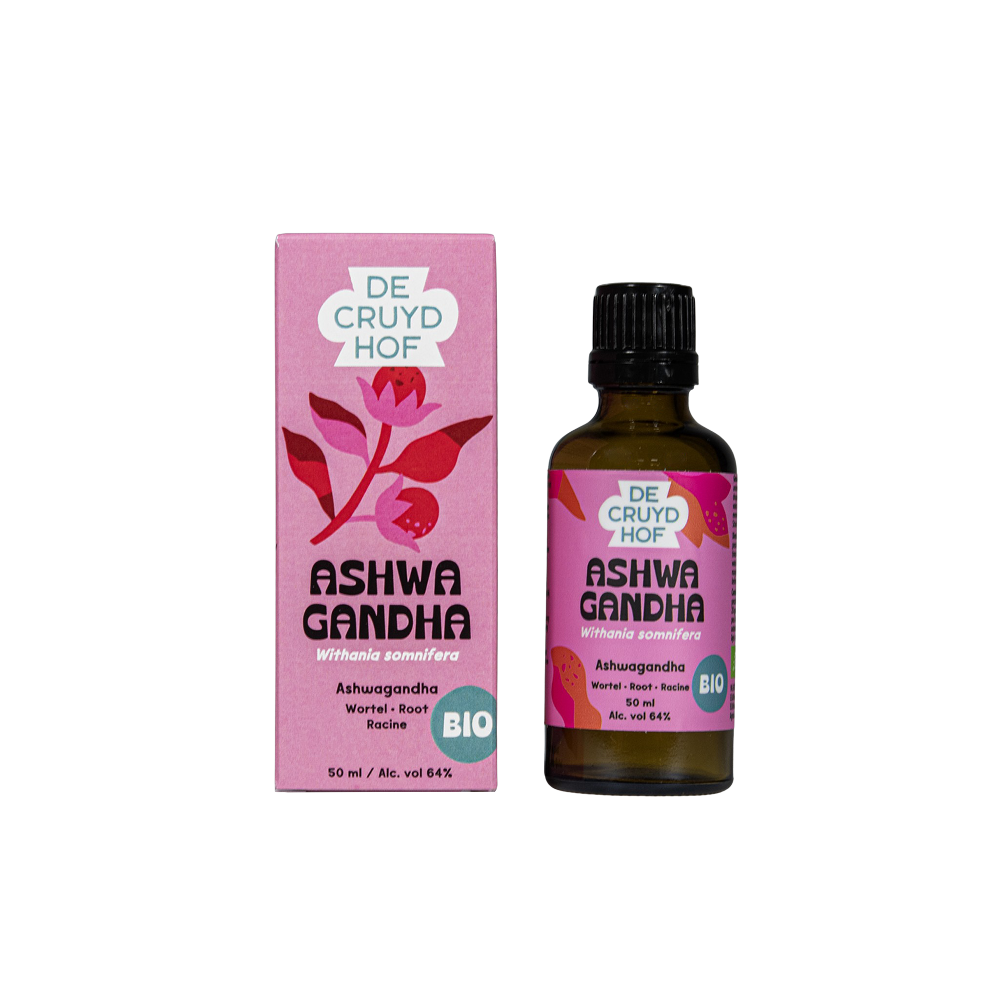 Cruydhof Withania somnifera rad/ashwagandha bio 50.00 Milliliter
