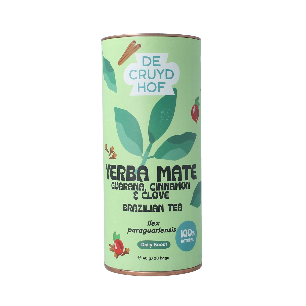 Cruydhof Thee yerba mate / guaranacinnamon / clove 20.00 Stuks