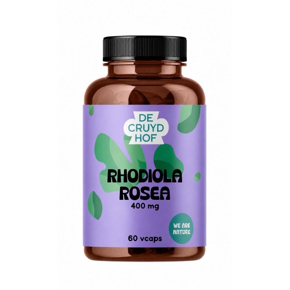 De Cruydhof De Cruydhof Rhodiola rosea, 60 vcaps 60.00 Vegetarische capsules