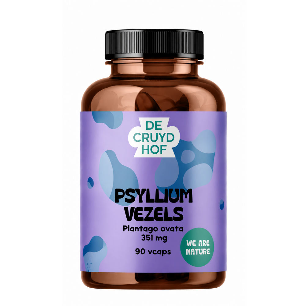 De Cruydhof Psylliumvezels 90.00 Vegetarische capsules