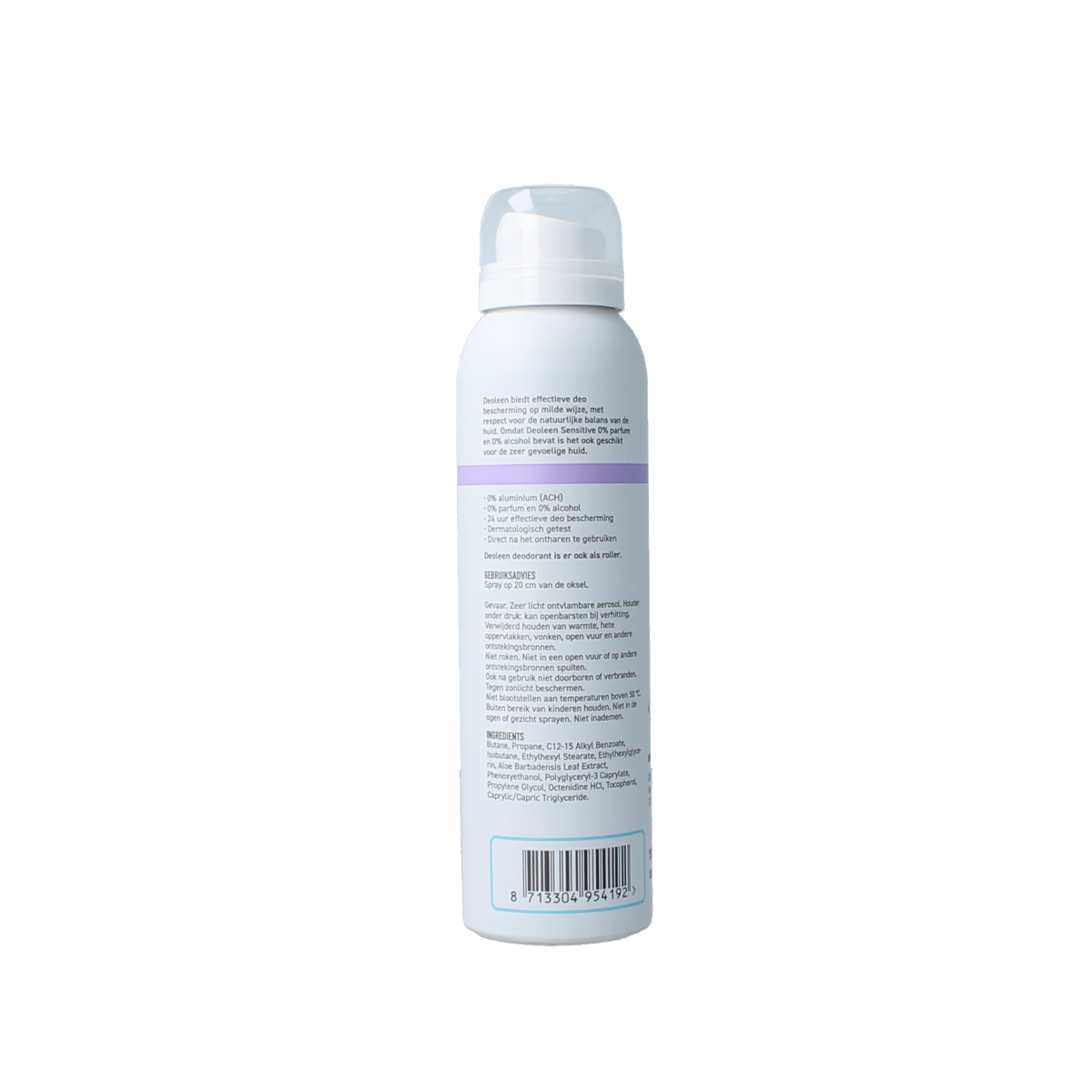 Deoleen Deodorant spray 0% sensitive  150.00 Milliliter