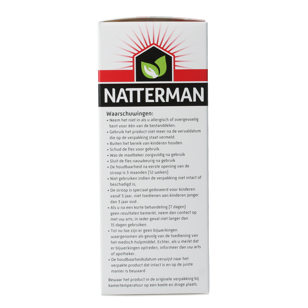 Natterman Hoest drank alle hoest suikervrij 120.00 Milliliter