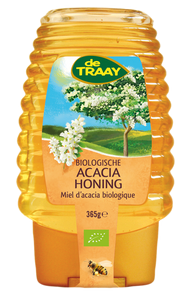 de Traay Acaciahoning knijpfles bio 365.00 Gram