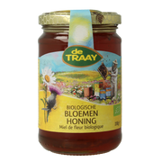 de Traay Bloemen honing vloeibaar bio 350.00 Gram