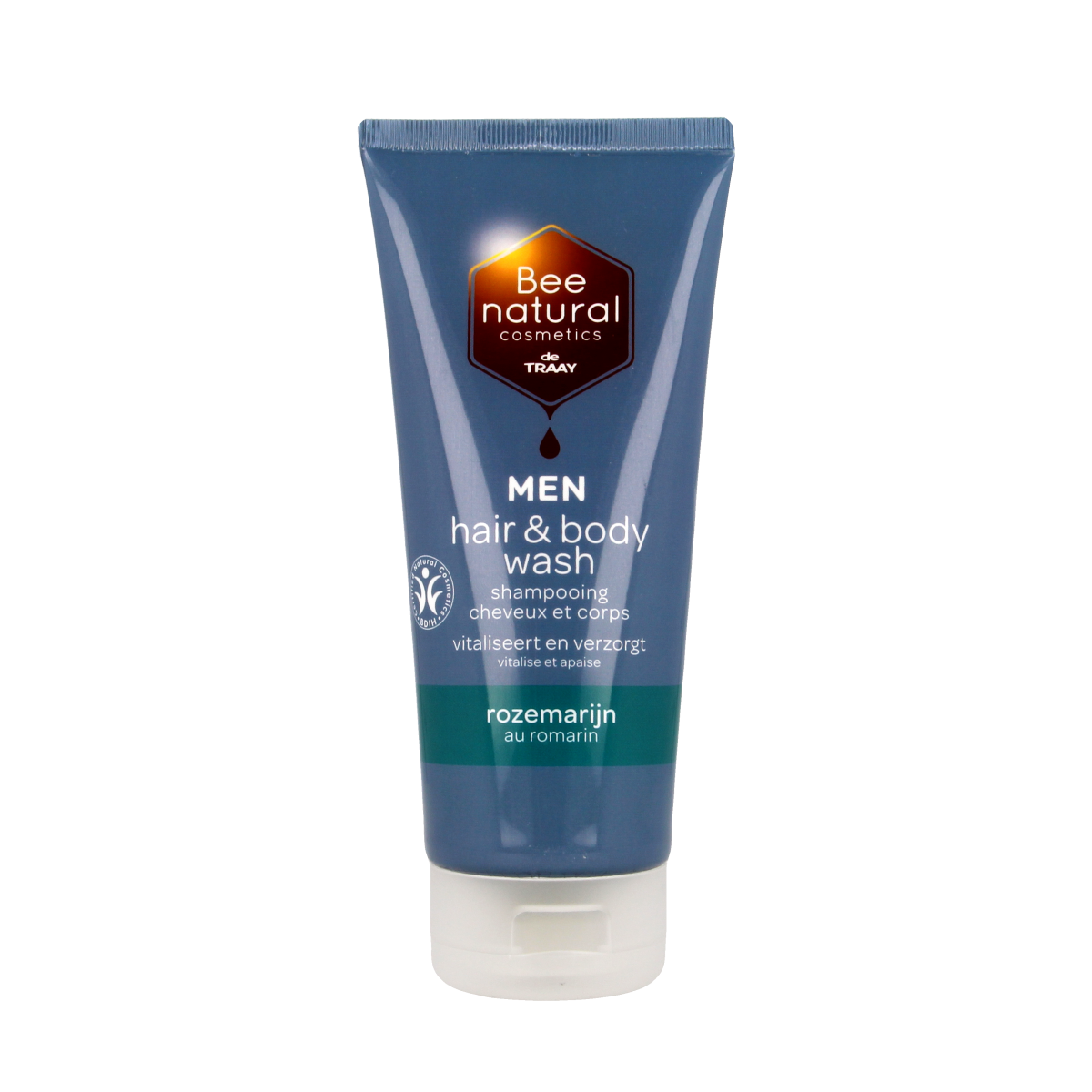 Traay Bee Honest Hair & body wash men rozemarijn 200.00 Milliliter