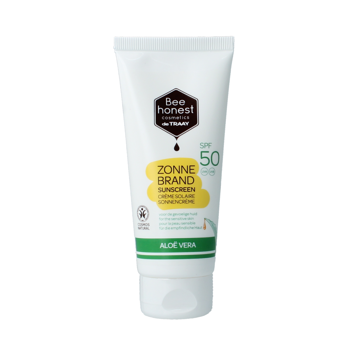 Traay Bee Honest Zonnebrand aloe & honing SPF50 100.00 Milliliter