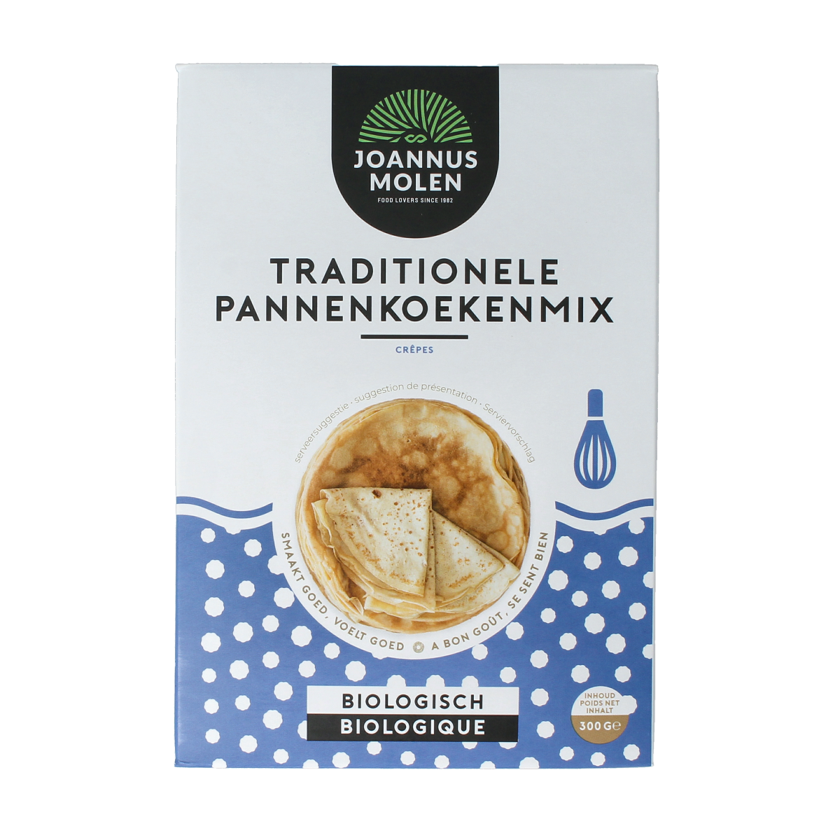 Joannusmolen Pannenkoekmeel bio 300.00 Gram
