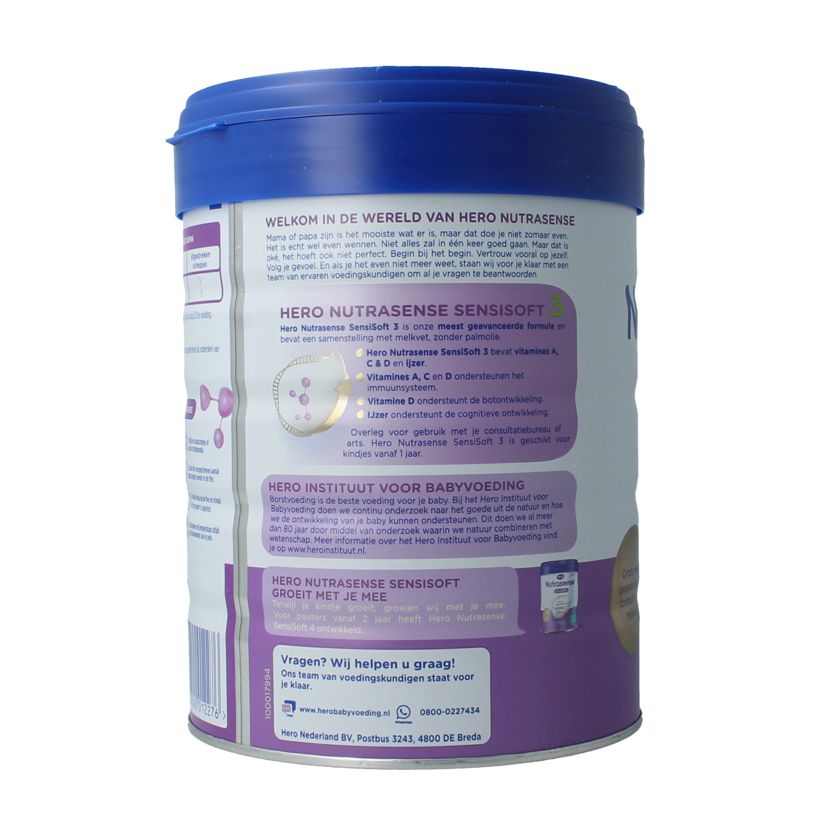 Hero SensiSoft peutermelk 3 (1+jr) 700.00 Gram