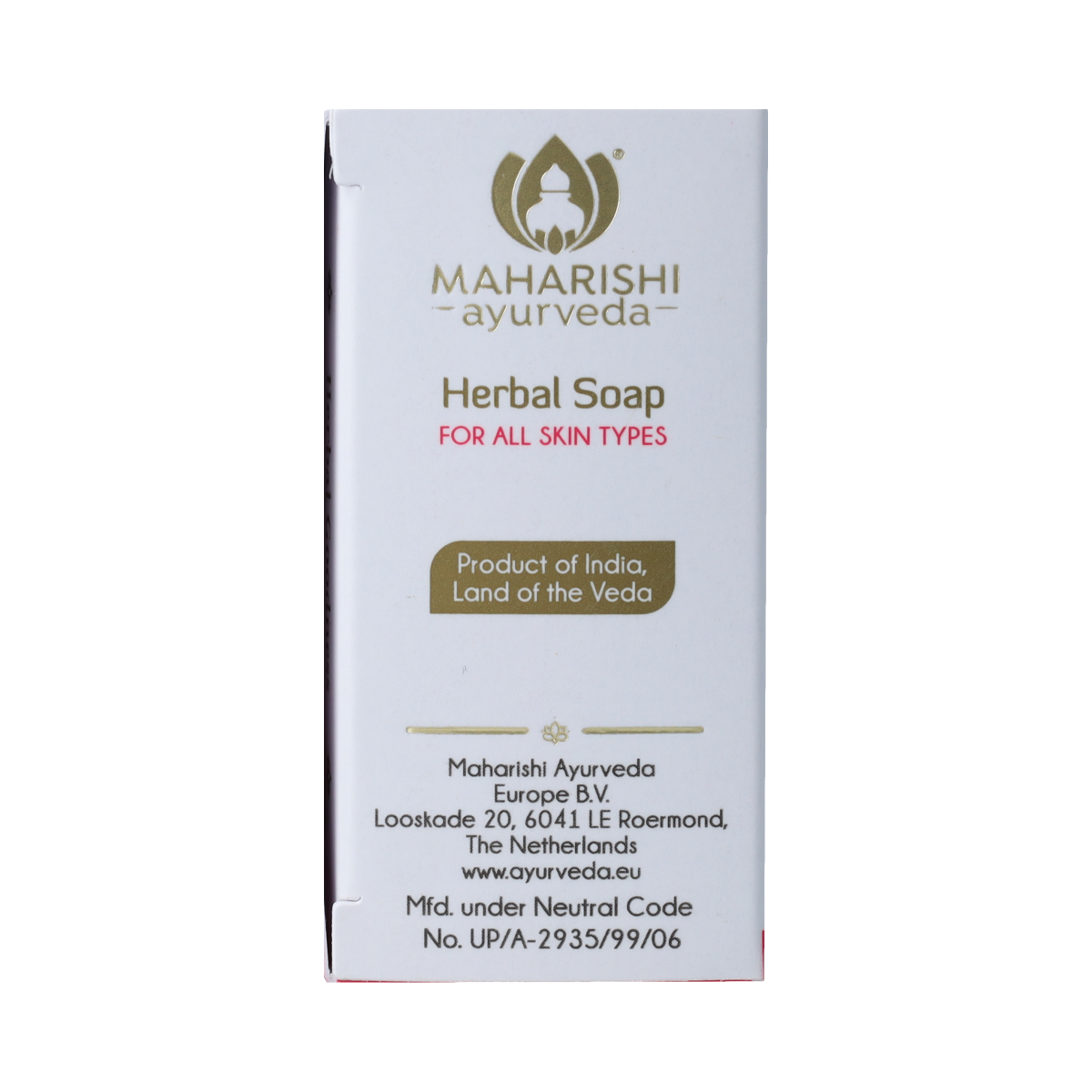 Maharishi Ayurv Roos kruidenzeep 100.00 Gram