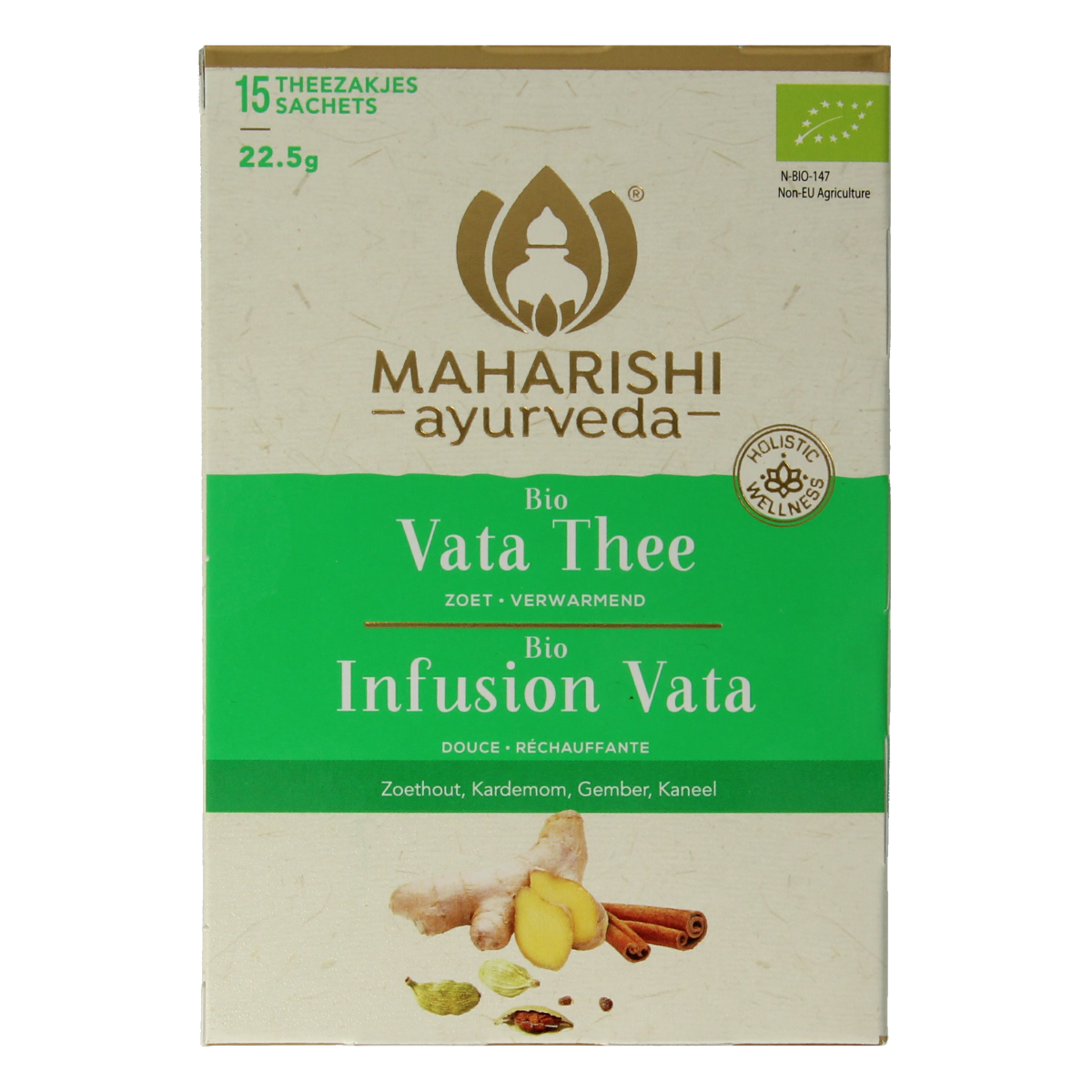 Maharishi Ayurv Vata theezakjes bio 15.00 Zakjes