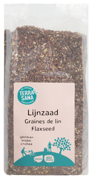 TerraSana RAW lijnzaad gebroken bio 400.00 Gram