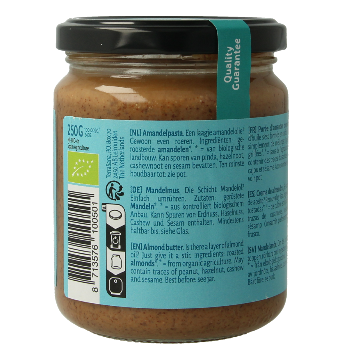 TerraSana Amandelpasta bio 250.00 Gram